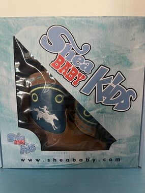 Shea Baby Kids Brown and Blue Toddlers' Boots